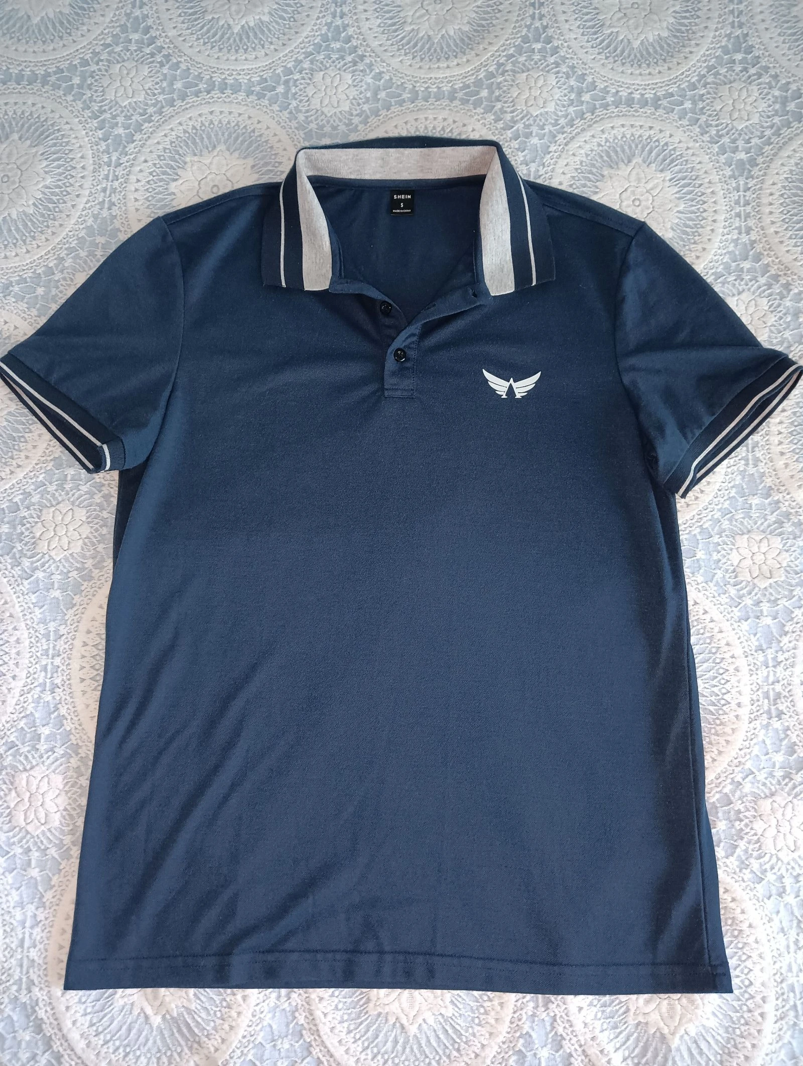 Polo Masculino Azul Escuro 